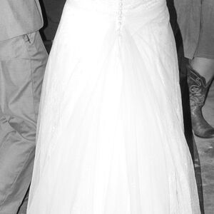 Elegant White Wedding Dress Size 12